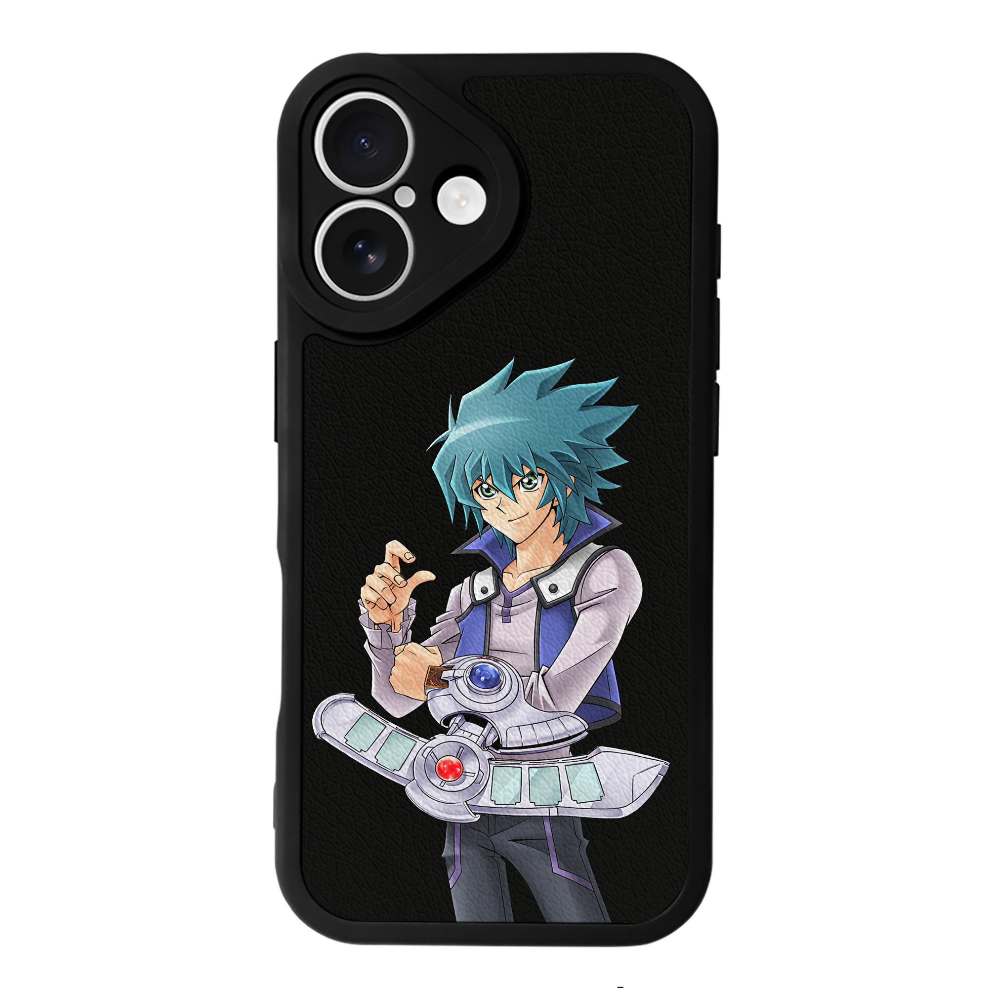 遊☆戯☆王 Yu-Gi-Oh! 【iPhone 16シリーズ対応】シリコンスマホケース（レザー調） 材質：シリコン